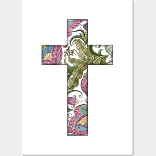 Christian Cross Posters and Art